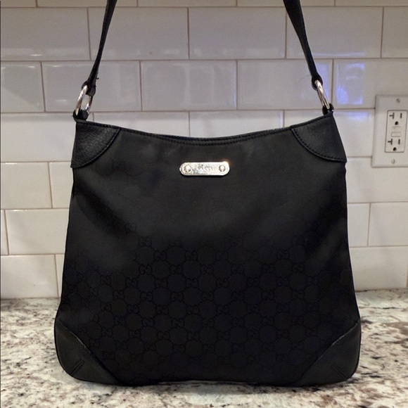 Gucci Handbags - Gucci Black Hobo Bag